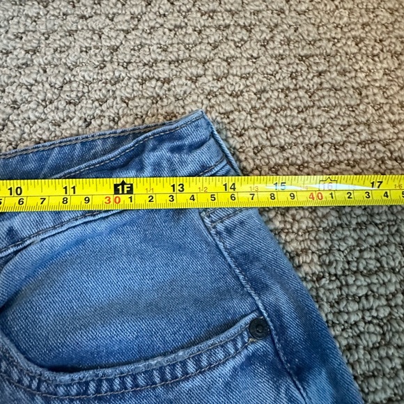 Circus NY Distressed Wide Leg Jeans Sz 28 Frayed Hem Grunge Streetwear Vibe A146 - Picture 5 of 9